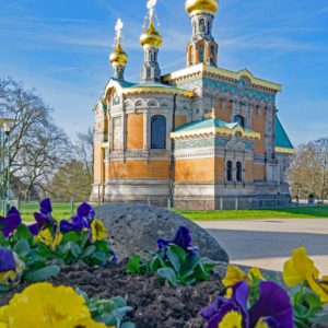 Russische Kirche innen und außen
